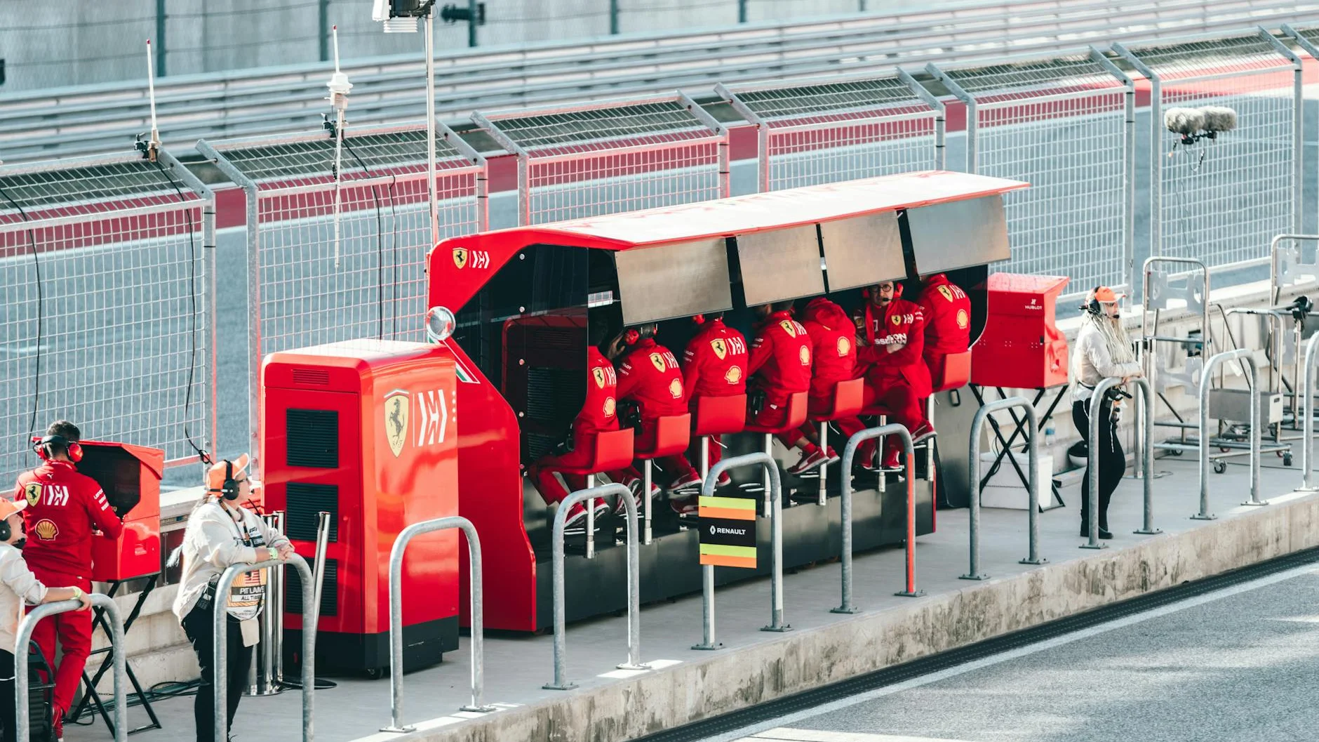 VIP hospitality lounge at F1 Miami Grand Prix with premium seating and track views