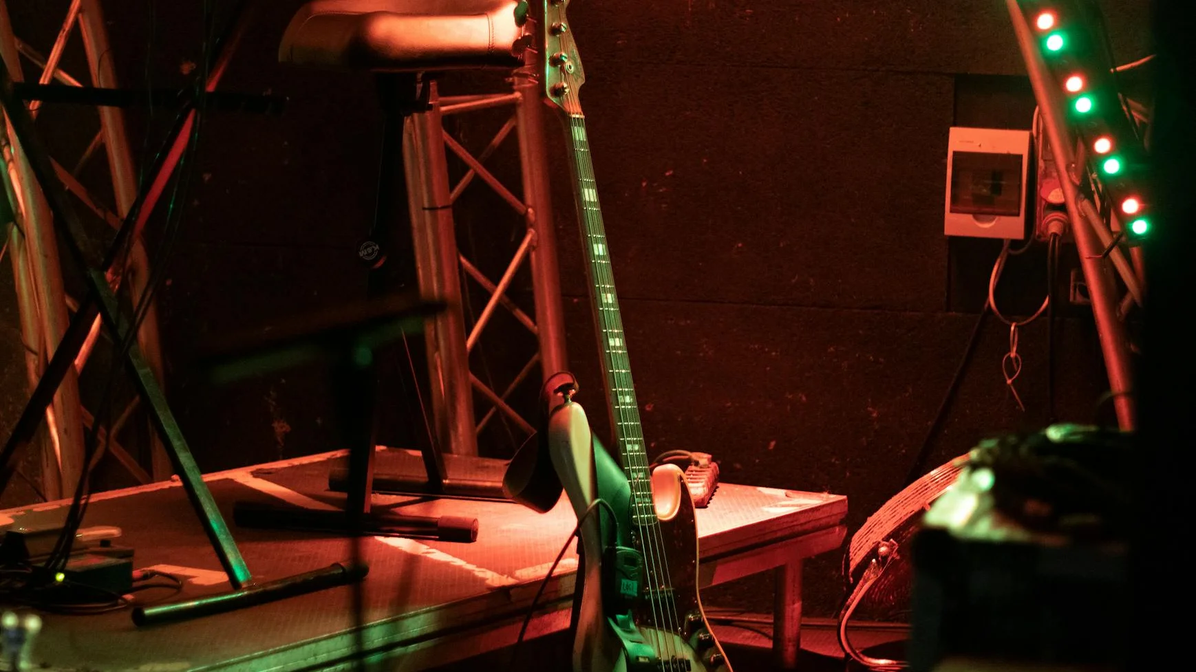 Chicago Grant Park aerial view with Lollapalooza 2026 festival stages and Lake Michigan