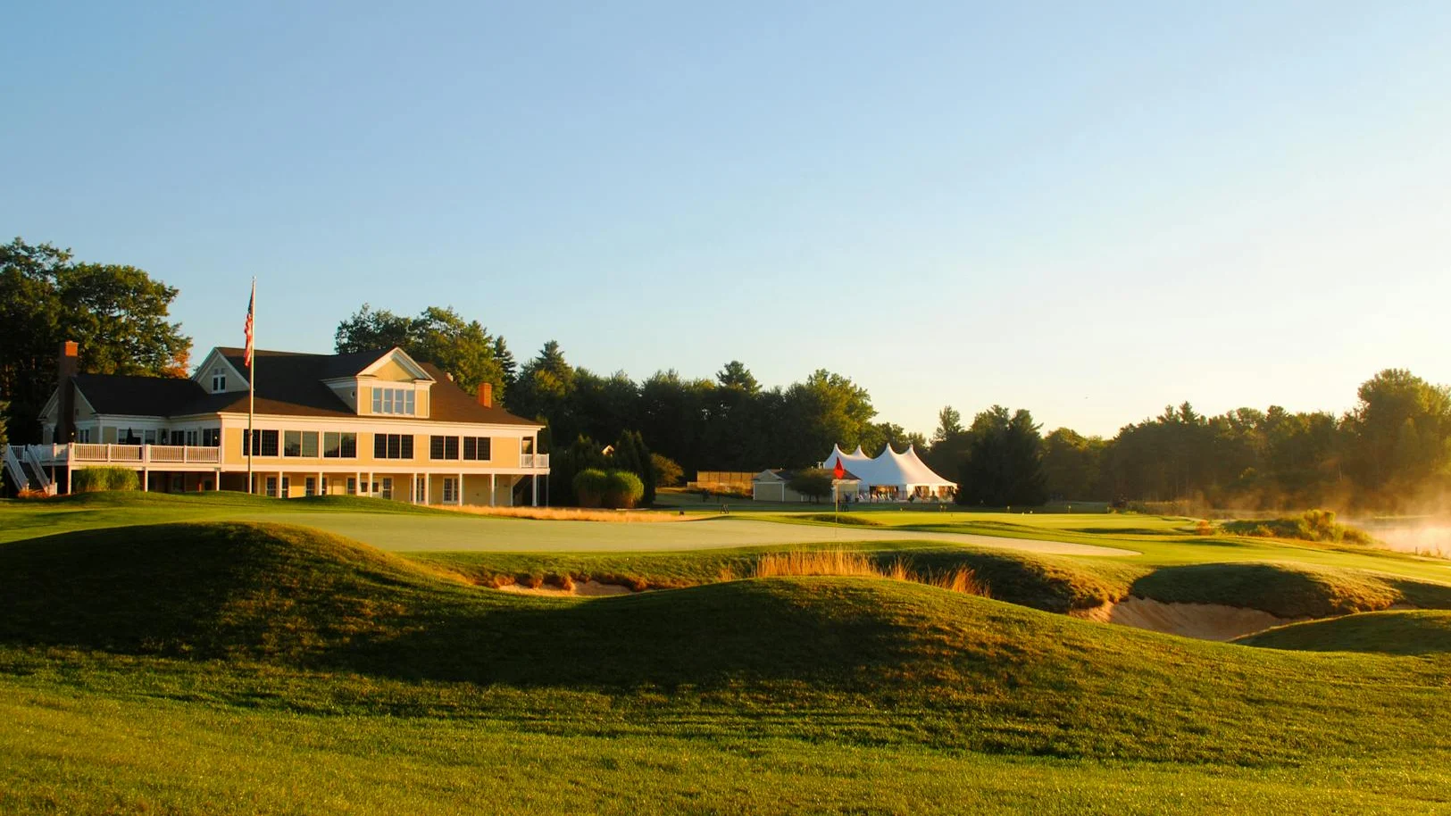 VIP hospitality suite at the PGA Championship 2026 with premium golf viewing