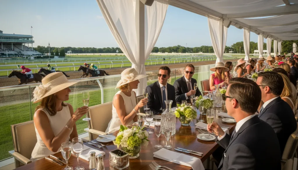 Belmont Stakes VIP packages corporate hospitality terrace
