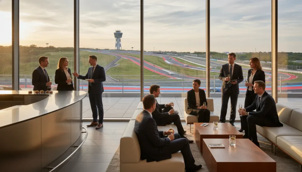 F1 Austin Grand Prix VIP travel hospitality lounge