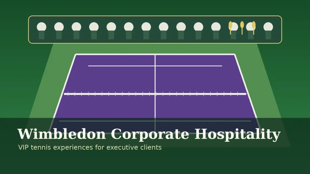 Wimbledon corporate hospitality VIP tennis packages for executive clients